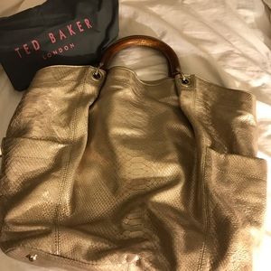 SOLD - Auth Ted Baker Large Tote